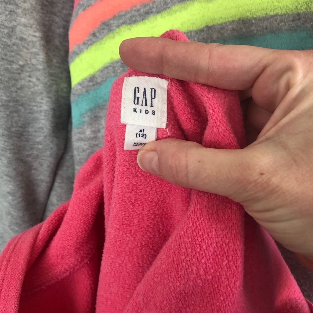 Gap Kids Purple Velour Top and Logo Sweatshirt - Picture 5 of 10